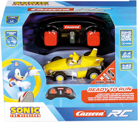 Carrera RC, Sonic the Hedgehog, Zdalnie sterowany mini samochodzik Tails