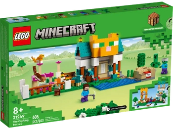 Klocki Lego Minecraft 21249 Kreatywny warsztat 4.0, 605 elementów, oryginalne klocki dla dzieci 8+