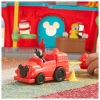 Disney Junior, Myszka Miki, Remiza strażacka z dźwiękami, 4 figurki: Miki, Kaczor Donald, Pluto i kotek, duża zestaw, oryginalna licencyjna zabawka, wiek dziecka 3+
