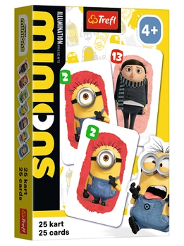 Minionki, Karty do gry dla dzieci Czarny Piotruś, 25 kart, klasyczna gra dla maluchów, wiek dziecka 4+