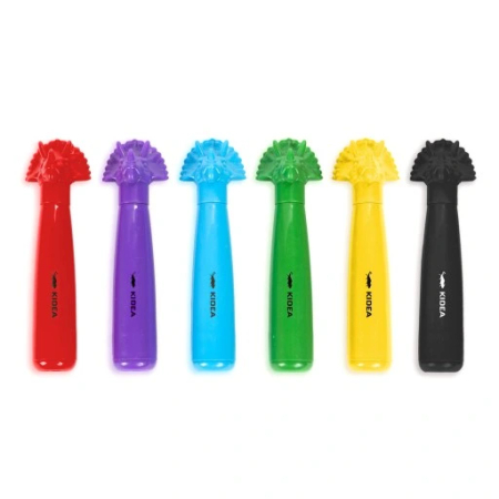 Grube flamastry dla małej rączki, Jumbo, 6 sztuk, Dinozaury, Kidea