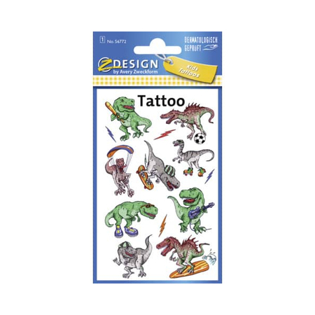 Tatuaże dla dzieci, Dinozaury