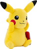 Pokemon, Maskotka pluszowa żółty Pikachu, 19/25 cm, główny bohater z bajki, oryginalna zabawka, solidny pluszak, bardzo miły w dotyku, producent Jazwares, wiek dziecka 2+