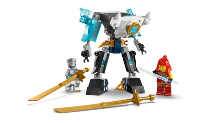 Klocki Lego Ninjago 71827 Mech w zbroi bojowej Zane’a, 92 elementy, oryginalne klocki dla fanów Ninjago, nowość od Lego