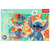 Trefl, Disney Stitch, puzzle dla dzieci 24 Maxi, duży obrazek 60 x 40 cm, 24 el., wiek dziecka 3+