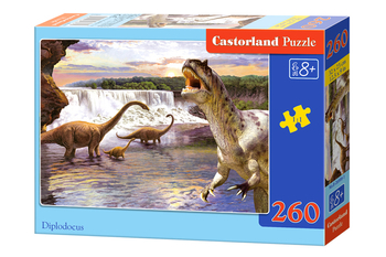 Puzzle z dinozaurami - 260 el. - Castorland