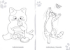Kolorowanka dla dzieci, Maluszkowe malowanki Kotki BL, 16 stron, idealna na podróż