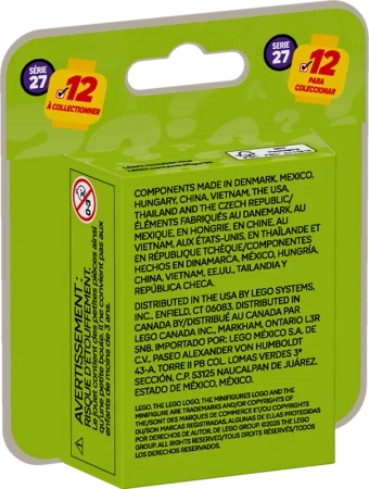 Klocki Lego Minifigures 71048 Figurka Jetpack Racer z plecakiem odrzutowym, 8 elementów, seria 27, wiek dziecka 5+