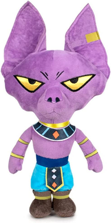 Dragon Ball Super, Maskotka pluszowa Beerus, 25 cm, bardzo miły plusz, 0+