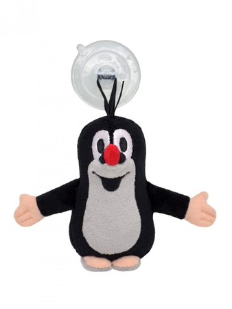 Mu Brno, Maskotka pluszowa KRECIK z przyssawką 10 cm, idealna na podróż, wiek 0+