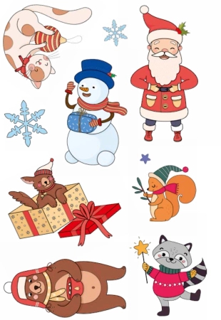 Książeczka Kolorowanka z tatuażami Pierwsza Gwiazdka, 16 tatuaży, oprawa miękka, format 14 x 20 cm, 16 stron