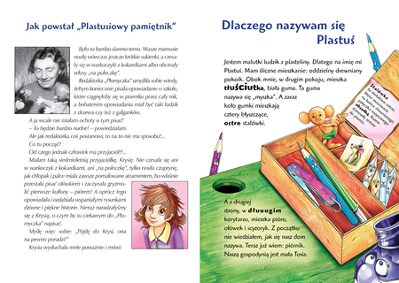 Książka dla dzieci Plastusiowy Pamiętnik, aut. Maria Kownacka, 112 stron, miękka oprawa, format 14 x 20 cm