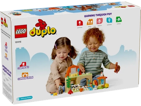 Klocki Lego Duplo 10416 Opieka nad zwierzętami na farmie, 74 elementy, oryginalne klocki, idealny prezent dla dzieci 2+