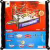 WWE Wrestling, Superstar Ring, sprężysta mata 29 x 29 cm, do zabawy z figurkami zapaśników WWE, dla dzieci w wieku 6+