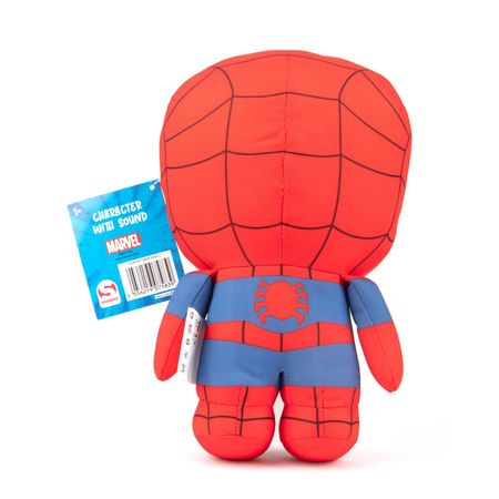 Marvel, Spiderman, Maskotka interaktywna z dźwiękiem Człowiek Pająk, 30 cm, dla dzieci w wieku 1+