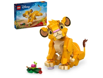 Klocki Lego Disney 43243 Król Lew — lwiątko Simba, 222 elementy, postać prosto z bajki, wysoka jakość, wiek dziecka 6+