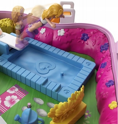 Polly Pocket - Motylkowe pudełko z ogrodem, GTN21, Mattel