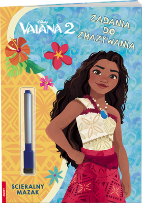 Disney Vaiana 2 – Zmazywalne Zadania z Pisakiem | Książka Edukacyjna