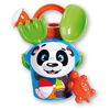 Androni, Zabawki do piasku zestaw do piaskownicy, Panda, 48, Wiaderko, łopatka, grabki, konewka, sitko i foremki, wyprodukowano we Włoszech, wysoka jakość, prezent dla chłopca i dziewczynki