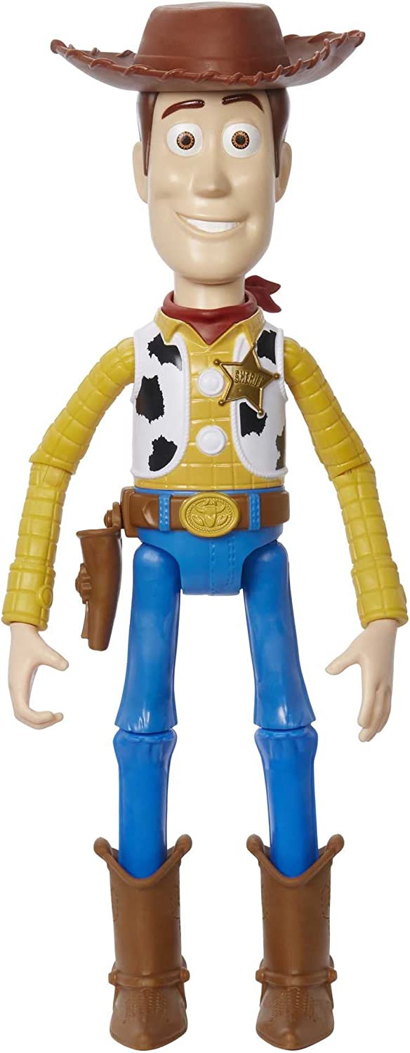 Mattel, Toy Story, Figurka Kowboj Chudy z kapeluszem, 31 cm, ruchome elementy, dla fanów bajki w