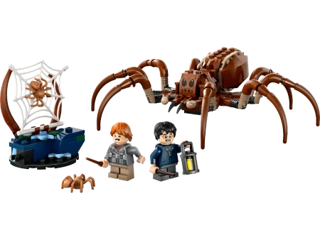Klocki Lego Harry Potter 76434 Aragog w Zakazanym Lesie, 195 elementów, w tym mini figurki Harry i Ron Weasley, dla fanów w wieku 7 lat+