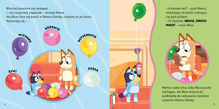 Bluey Książka dla Dzieci – Mamo-szkoła. Moja czytanka