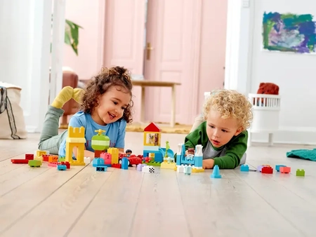 Klocki Lego Duplo 10914 Pudełko z klockami Deluxe, 85 elementów, super zestaw dla najmłodszych dzieci 1+