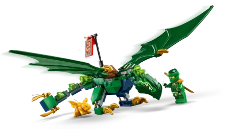 Klocki Lego Ninjago 71829 Zielony leśny smok Lloyda, 128 elementów, oryginalne klocki dla fanów Ninjago 6+, nowość od Lego