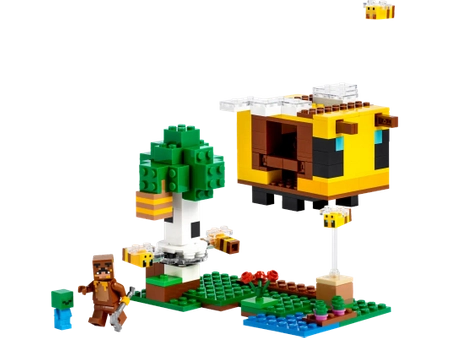 Klocki Lego Minecraft 21241 Pszczeli ul, 254 elementy, wprost z popularnej gry, oryginalne klocki, wysoka jakość, dla dzieci w wieku 8+