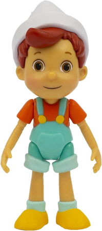 Pinokio i przyjaciele, figurki 2-pak, Pinokio i Wróżka Błękitka, zestaw 2 figurek, można ruszać kończynami, od renomowanego producenta, oryginalne licencyjne zabawki, dla dzieci w wieku 3+