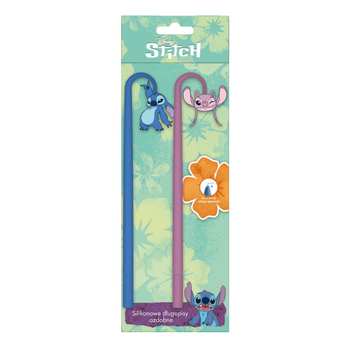 Długopisy Szkolne Niebieski Tusz Stitch Angel 2sztuki