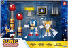 Sonic The Hedgehog, 2 Figurki z gry Sonic i Tails i akcesoria, oryginalna zabawka na licencji, 7 el. dla dzieci w wieku 3+