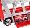 Matchbox, Zestaw Ciężarówka transporter i pojazd samochód strażacki z akcesoriami