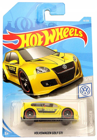 Hot Wheels, Autko resorak samochodzik Volkswagen Golf GTI, seria Volkswagen