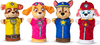 Melissa & Doug, Psi Patrol, 4 miękkie pacynki: Marshall, Chase, Skye i Rubble  oraz 4 karty misji