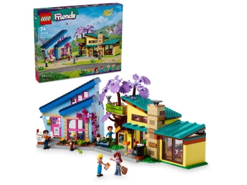 Klocki Lego Friends 42620 Dom rodzinny Olly’ego i Paisley, 1126 elementów, wysoka jakość, oryginalne, dla dziewczynki 7+