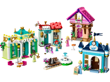 Klocki Lego Disney 43246 Przygoda księżniczki Disneya na targu, Księżniczki Disneya, 817 elementów, wysoka jakość, oryginalne, idealne jako prezent dla dziewczynki 6+