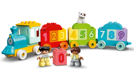 Klocki Lego Duplo 10954 Pociąg z cyferkami — nauka liczenia; 23 elementy, oryginalne klocki, szybka wysyłka, wiek dziecka 1,5+