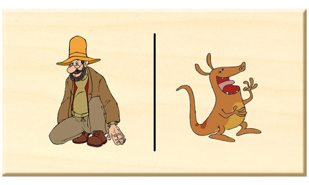 Pettson i Findus - drewniane domino