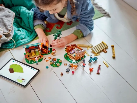 Klocki Lego Friends 42624 Przytulne domki na letnim obozie, 437 elementów, oryginalne, wysoka jakość, doskonały prezent dla dziewczynki 7+