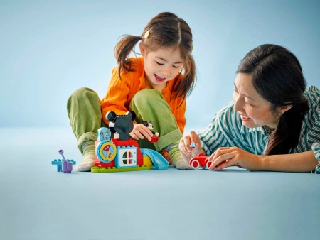 Klocki Lego Duplo 10454 Klub przyjaciół Myszki Miki i samochód, 27 el., dla najmłodszych dzieci w wieku 2 lata o więcej