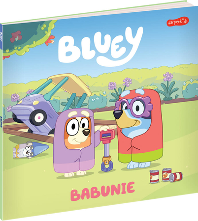 Bluey, książeczka z obrazkami, Bluey. Babunie. Moja czytanka, miękka oprawa, ilustracje na każdej stronie, 24 str.