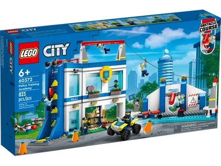 Klocki Lego City 60372 Akademia policyjna, 823 elementy, dla dzieci 6+, oryginalne, idealne jako prezent dla chłopca