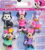 Myszka Minnie, Zestaw figurki Minnie w trzech wersja, Daisy i kotek, wysokość od 4 do 7 cm