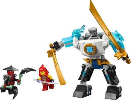 Klocki Lego Ninjago 71827 Mech w zbroi bojowej Zane’a, 92 elementy, oryginalne klocki dla fanów Ninjago, nowość od Lego