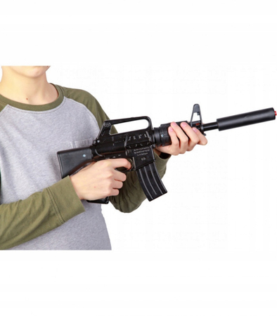 Gonher, Pistolet dla dzieci, Zestaw komandosa 5 w 1, karabin, pistolet na kapiszony, lornetka, odznaka, kabura, 446/6