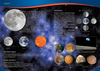 Książka Kosmos, 32 strony, twarda oprawa, ciekawostki o planetach i kosmosie