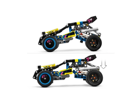 Klocki Lego Technic 42164 Wyścigowy łazik terenowy, 219 el., off-road race buggy, skrętne koła, wiek 8+