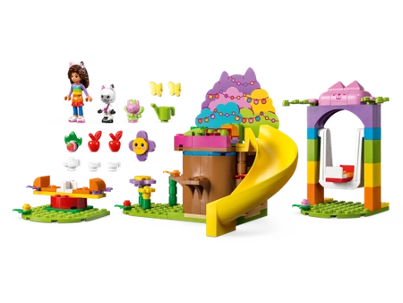 Klocki Lego Koci Domek Gabi 10787 Przyjęcie w ogrodzie Wróżkici, 130 elementów, figurki Gabi, Kiciuś Panduś i Wróżkicia, oryginalne klocki, dla dziewczynek w wieku 4 lata+