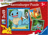 Pokemon, Puzzle 3-w-1, Trzy obrazki 3x49 el. dla dzieci w wieku 5+